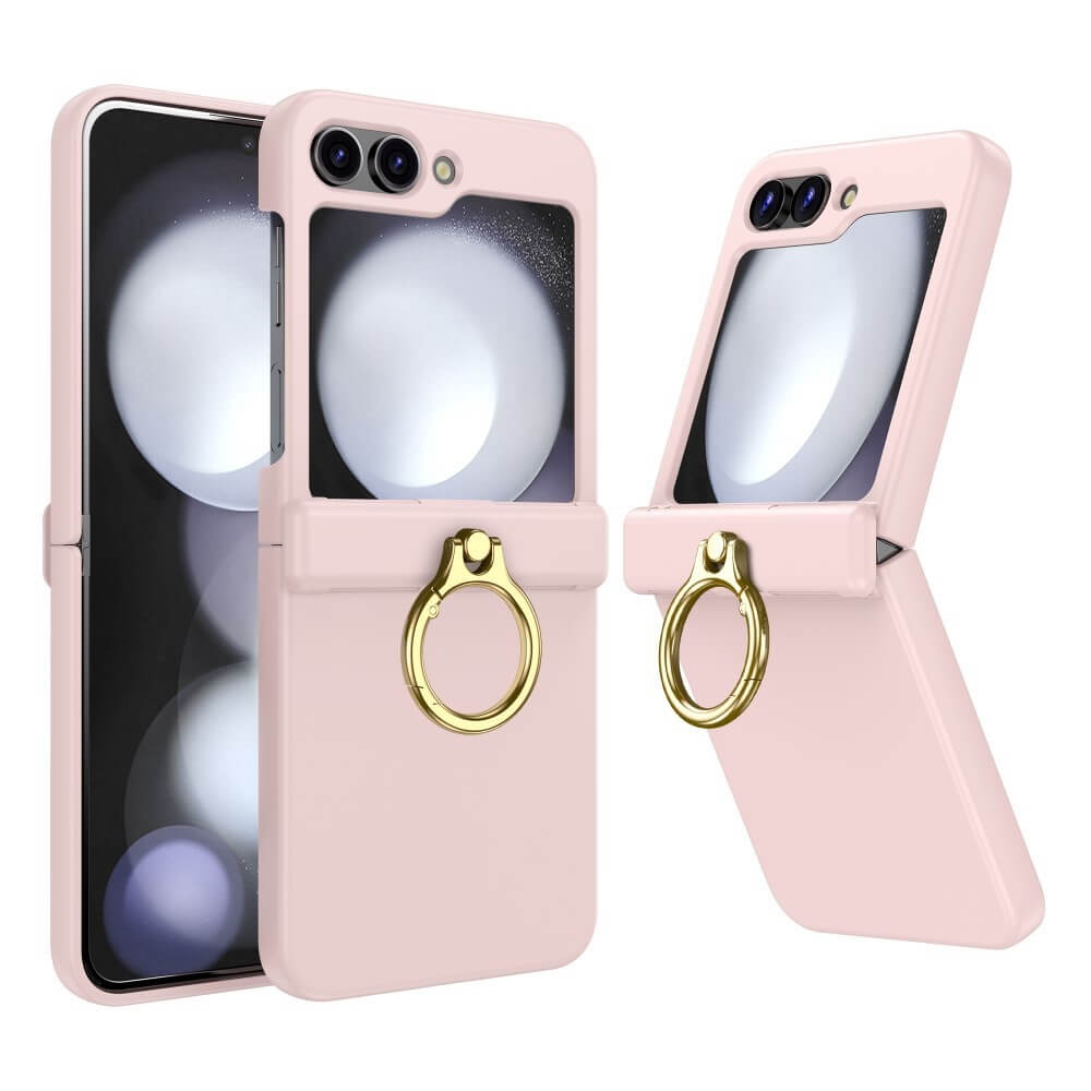 Shockproof Matte Case with Ring Holder For Samsung Galaxy Z Flip 5