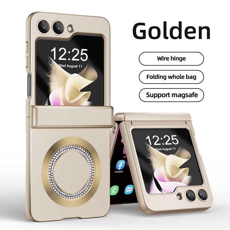 Magsafe Matte Magnetic Wireless Charging Case For Samsung Galaxy Z Flip 5