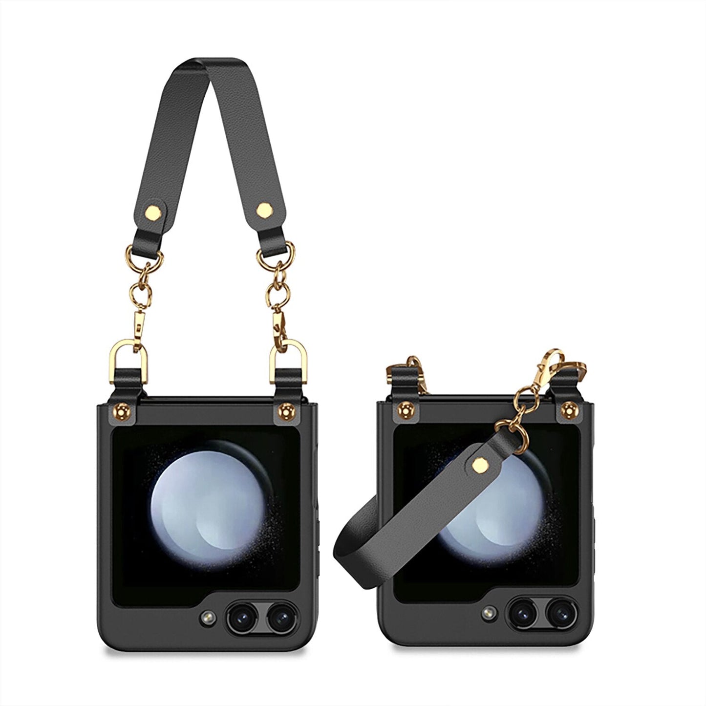 Electroplating Wrist Strap Case for Samsung Galaxy Z Flip 5