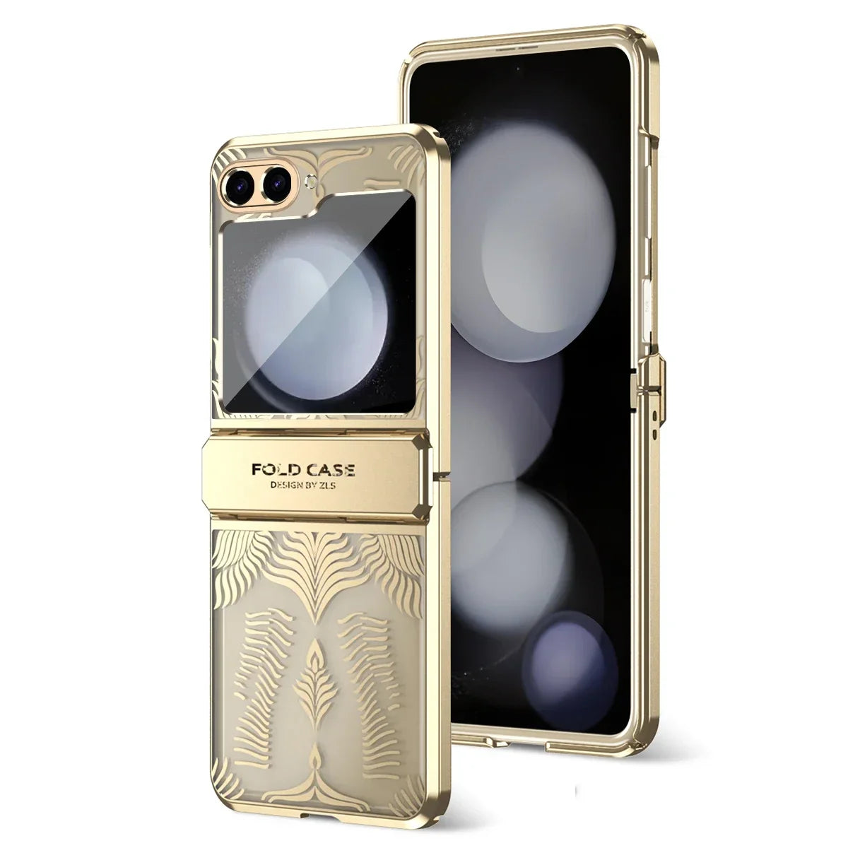 Ultra Thin Transparent Case With Hinge Protection For Galaxy Z Flip 5
