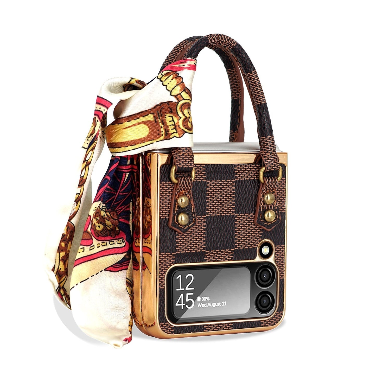 Luxury Leather Case For Samsung Galaxy Z Flip 4