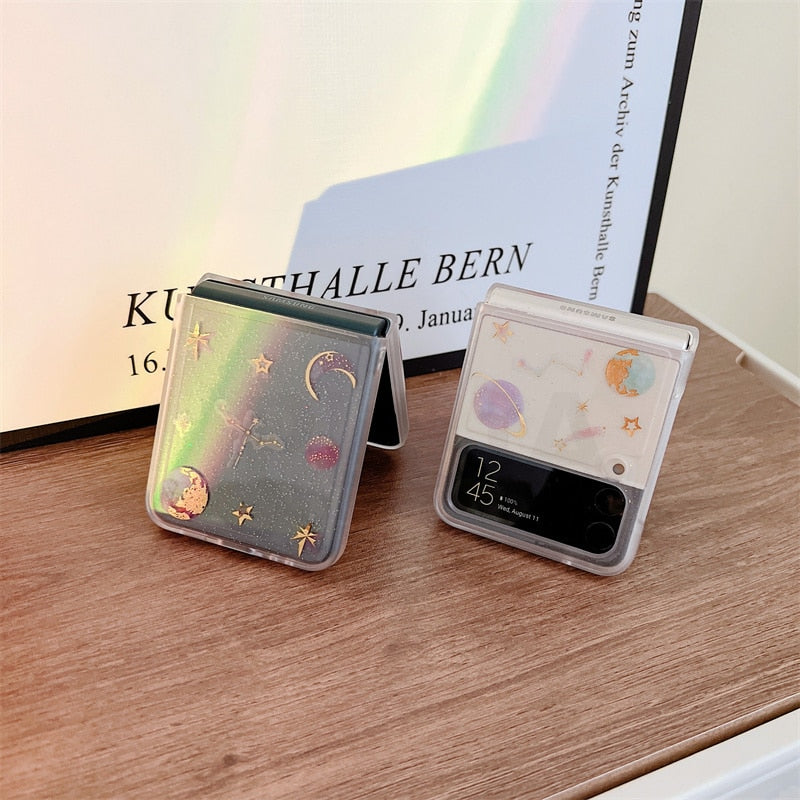 Cute 3D Stars Case For Samsung Galaxy Z Flip 4