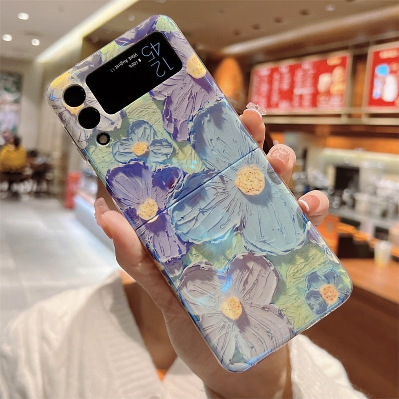Colorful Smile Flower Case For Samsung Galaxy Z Flip 4