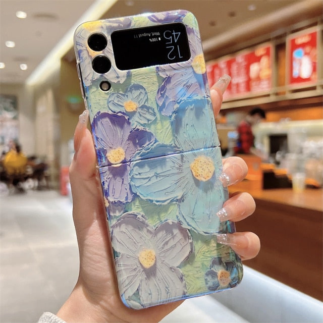 Colorful Smile Flower Case For Samsung Galaxy Z Flip 4