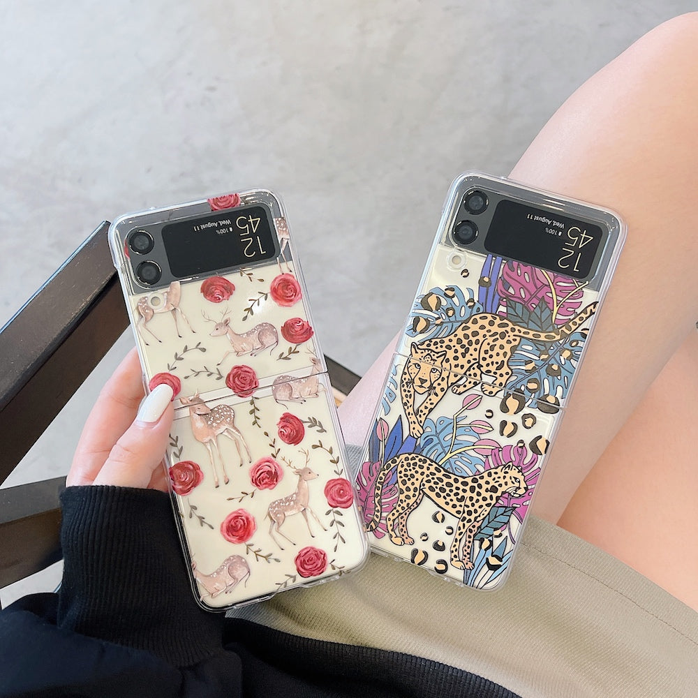 Forest Flower Animal Case for Samsung Galaxy Z Flip 4
