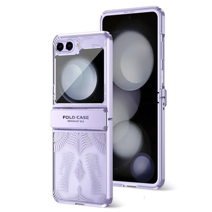 Ultra Thin Transparent Case With Hinge Protection For Galaxy Z Flip 5