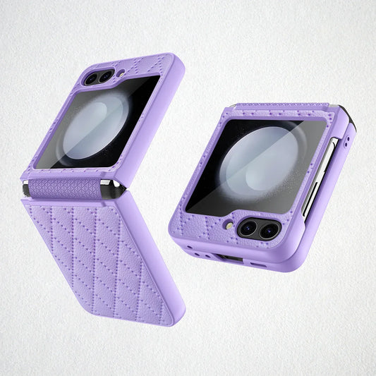 Shockproof Leather Case for Samsung Galaxy Z Flip 6