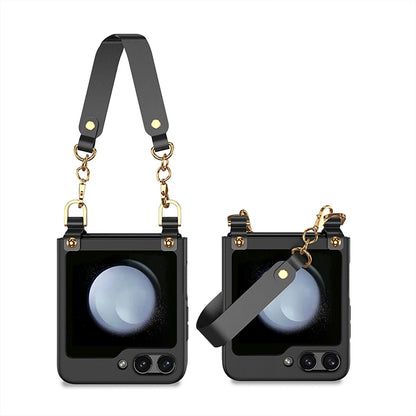 Electroplating Wrist Strap Case for Samsung Galaxy Z Flip 5