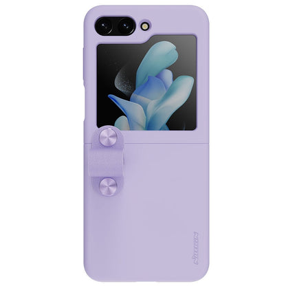 Liquid Silicone Case with Strap For Samsung Galaxy Z Flip 5