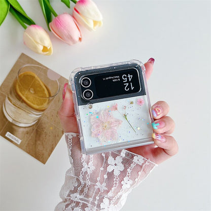 Bling Colorful Flower Case for Samsung Galaxy Z Flip 3 & 4