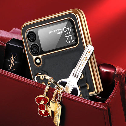 Luxury Leather Case For Samsung Galaxy Z Flip 4