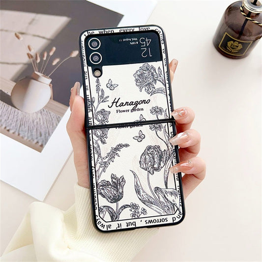 Retro Rose Case for Samsung Galaxy Z Flip 3 & 4