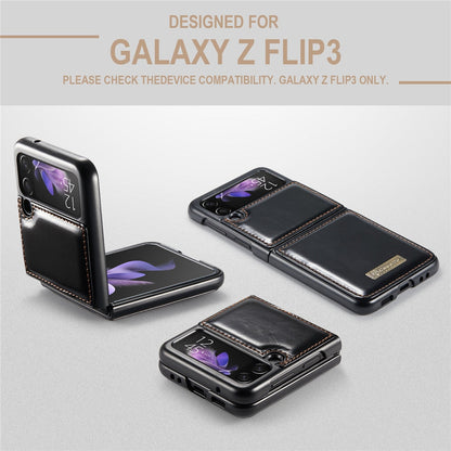 Vintage Leather Cover For Z FLIP 4